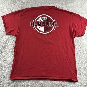 VINTAGE Bama Basketball University‎ of Alabama Shirt Mens XL Red